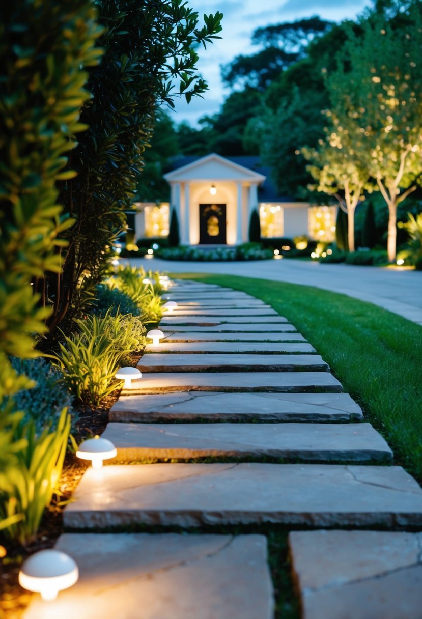 Stone Pathway Lighting