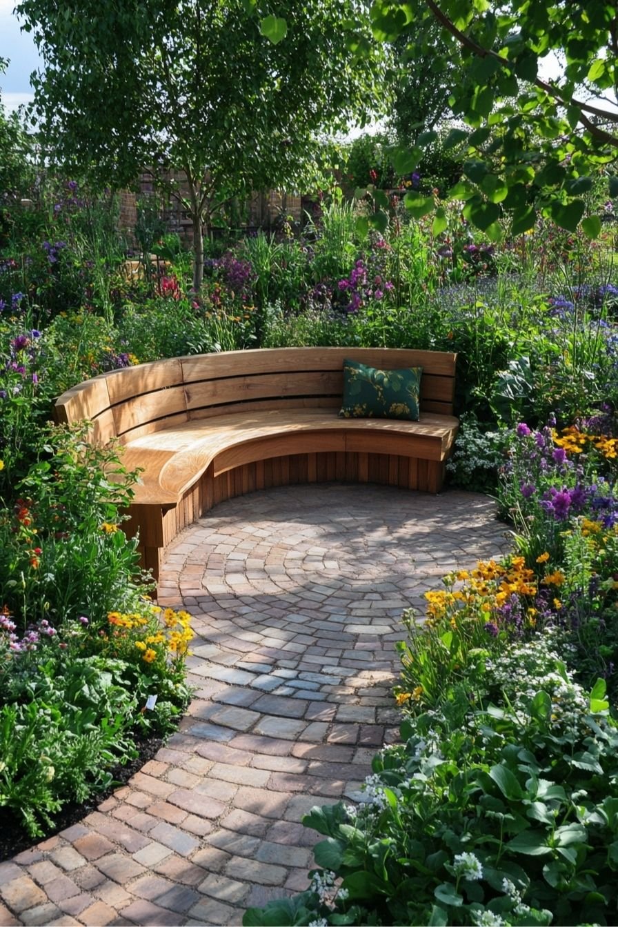 Transform Your Backyard with a Cozy Curved Nook