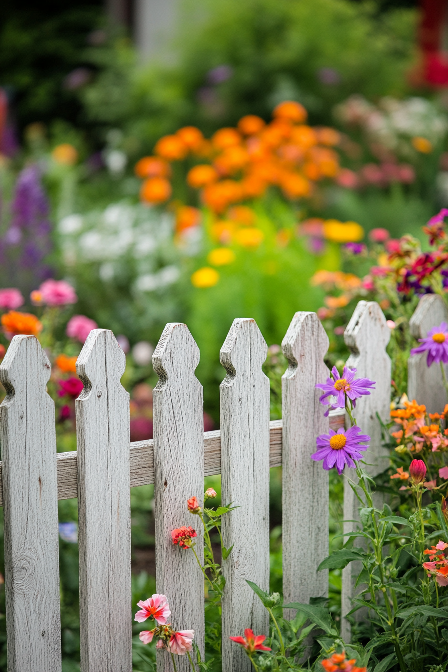 Wooden Picket Fence