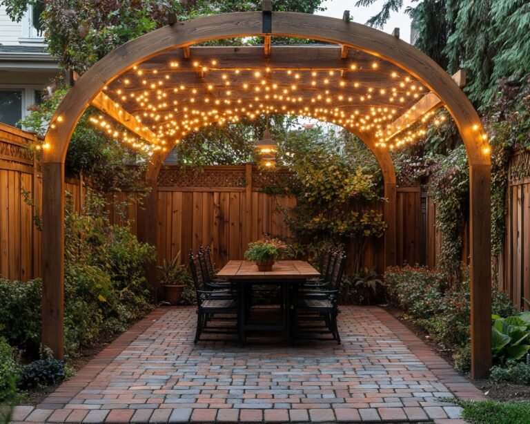 16 Cozy Backyard Patio String Light Ideas