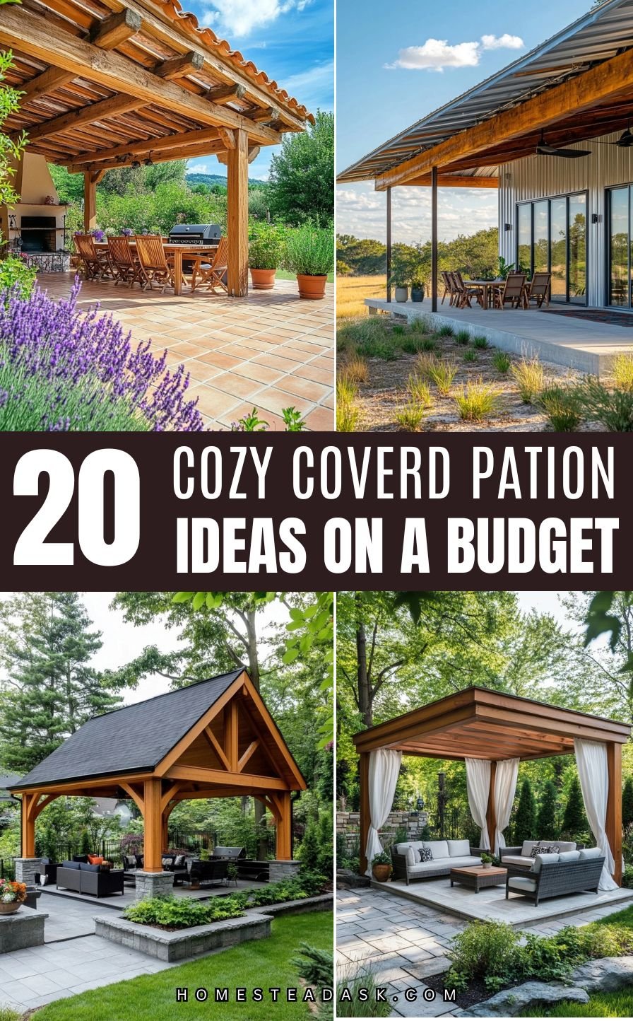 20 Cozy Covered Patio Ideas On A Budget 2025