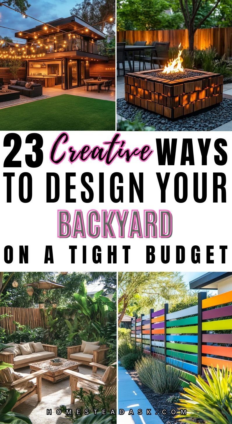 23 Creative Backyard Design Ideas on a Budget