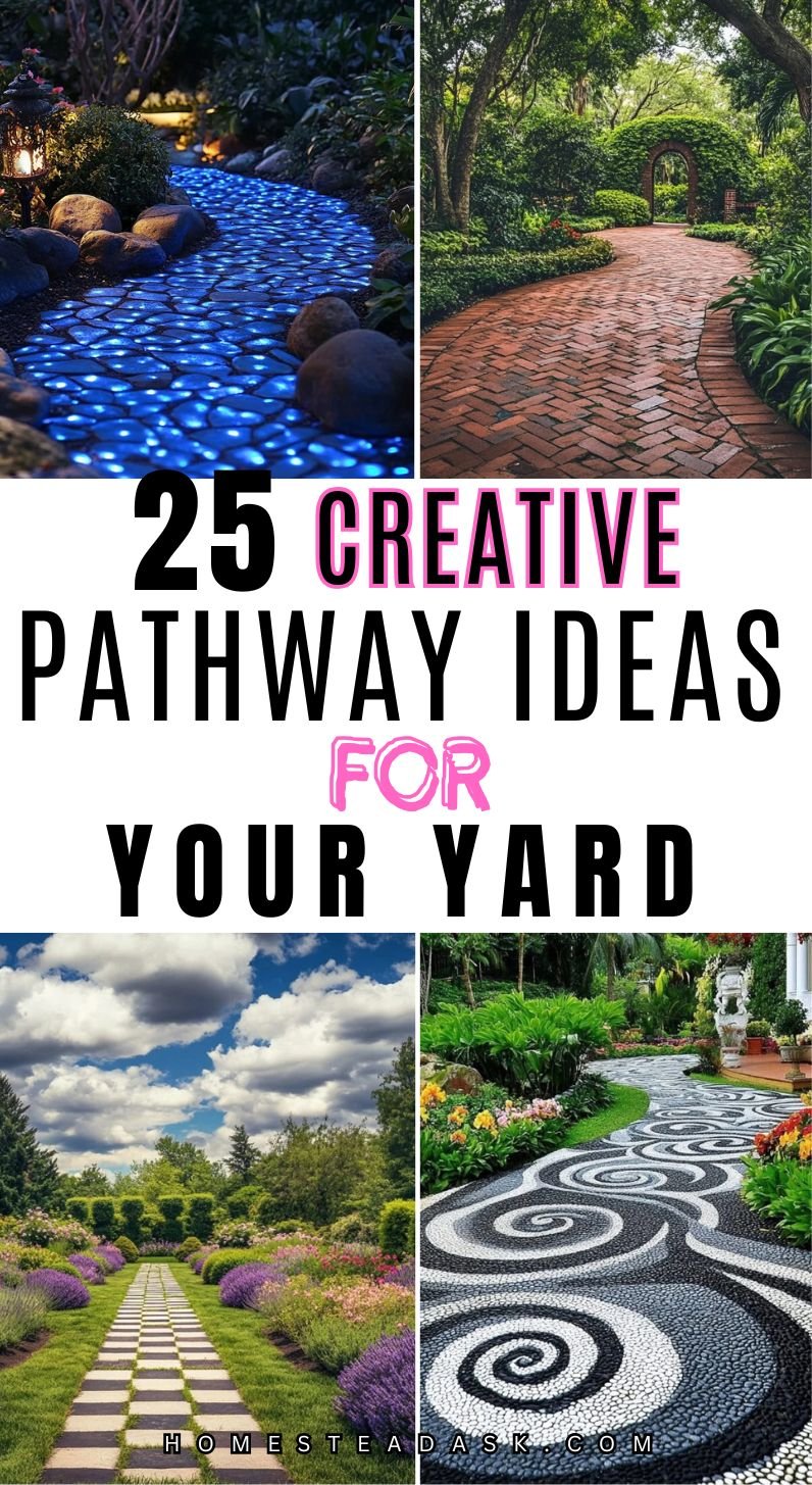 25 Creative Pathway Ideas for Your Yard