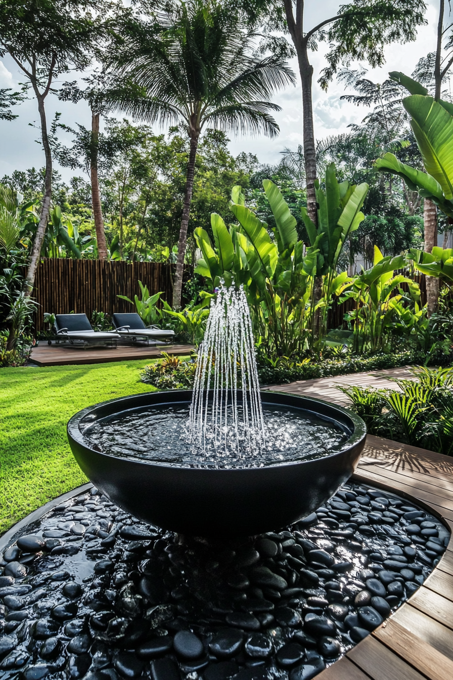 Enhance Serenity with a Modern Water Fountain