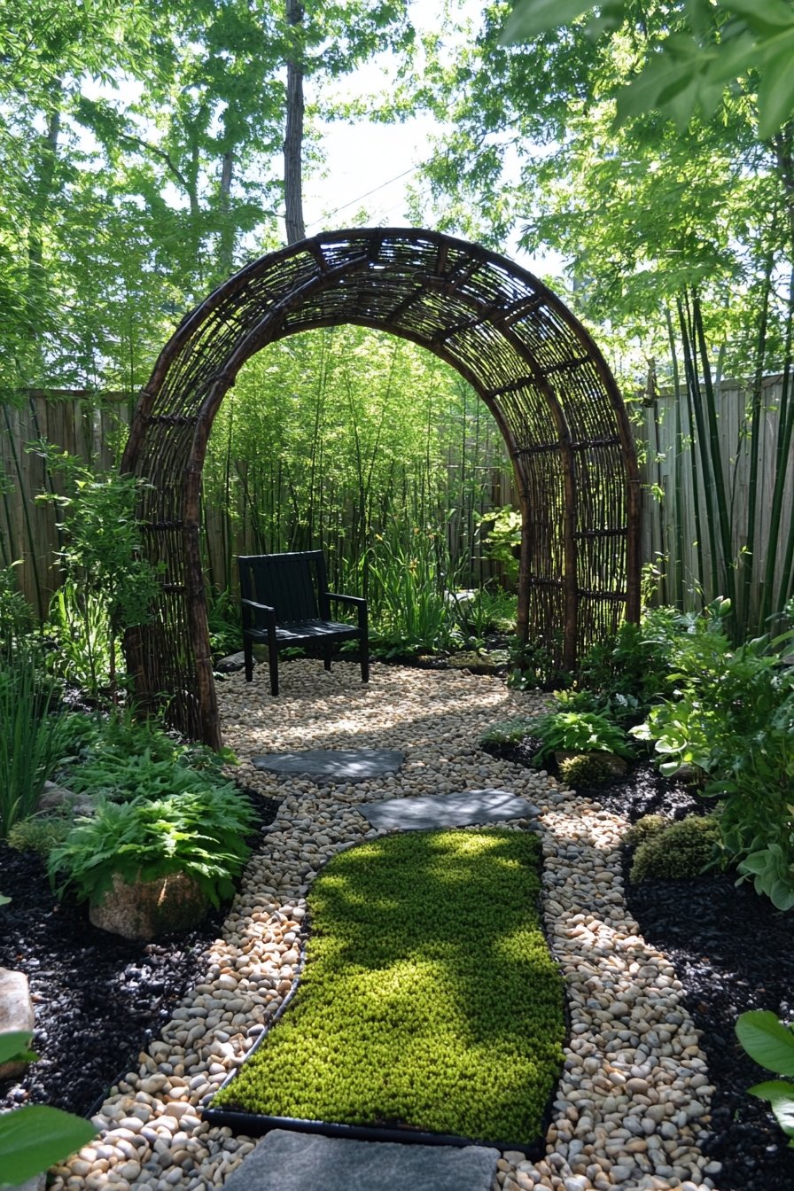 Create a Serene Retreat with a Rustic Garden Arch