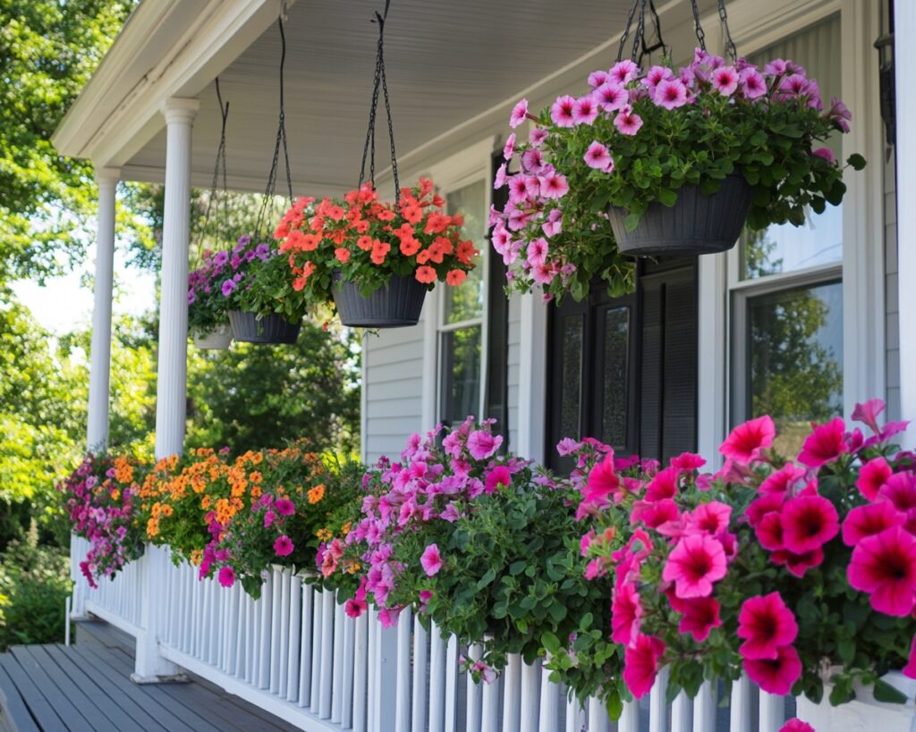 A Symphony of Hanging Blooms