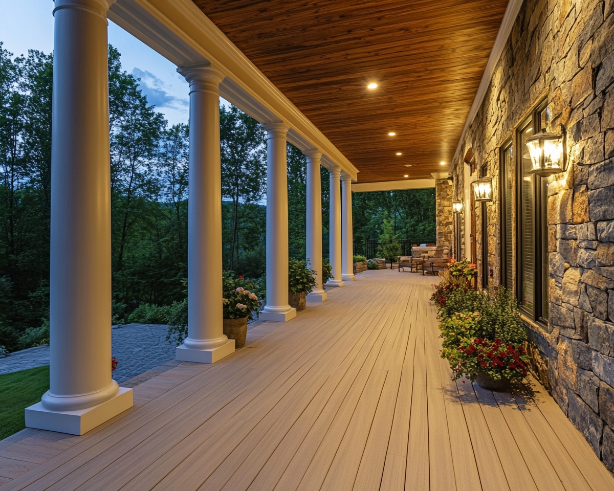 Accent Your Porch with Classic Wall Lanterns and Recessed Ceiling Lights