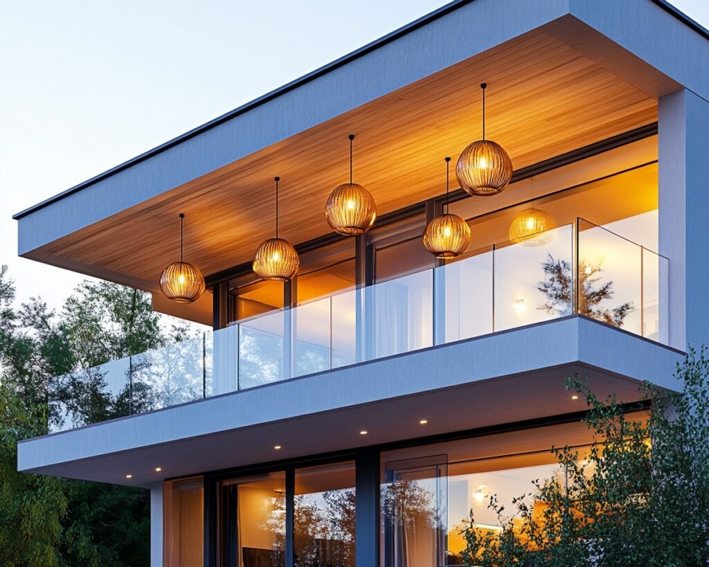 Hang Pendant Lights Over Your Balcony for a Stylish, Ambient Glow