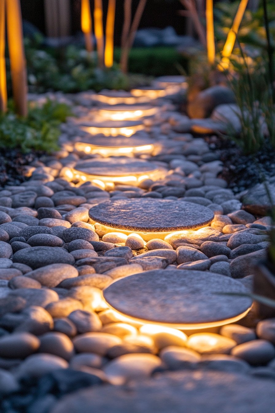 Add a Glow to Your Steps With Embedded Pathway Lights