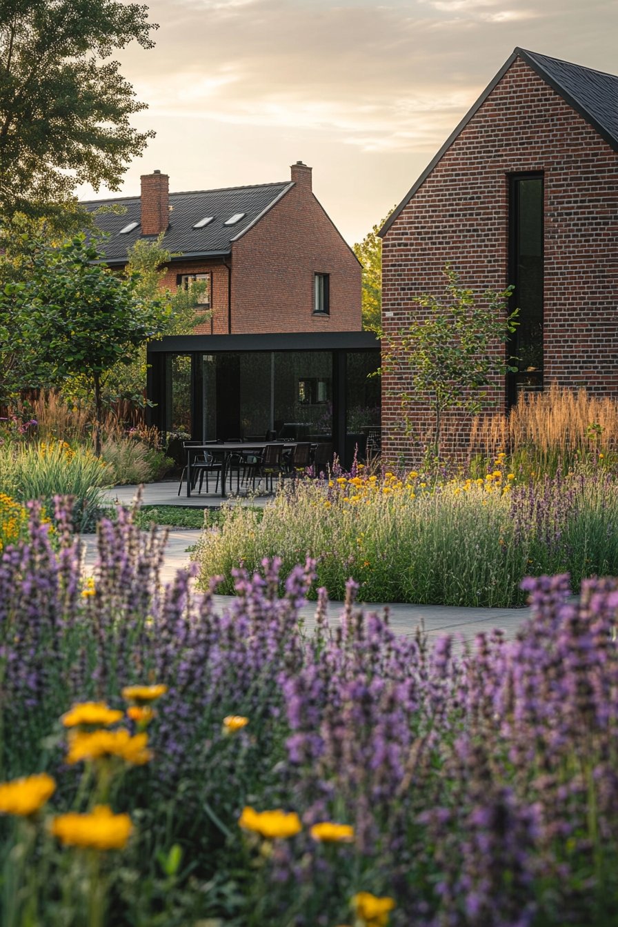  Backyard with Vibrant Wildflowers