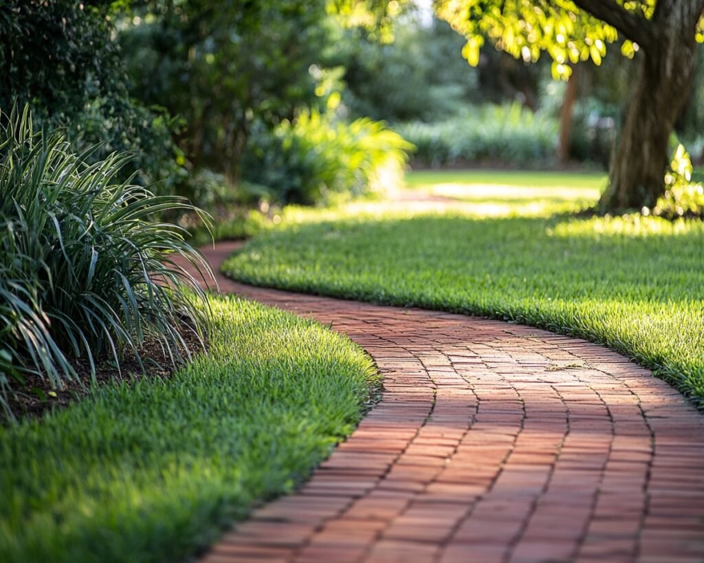 Classic Red Brick Pathway