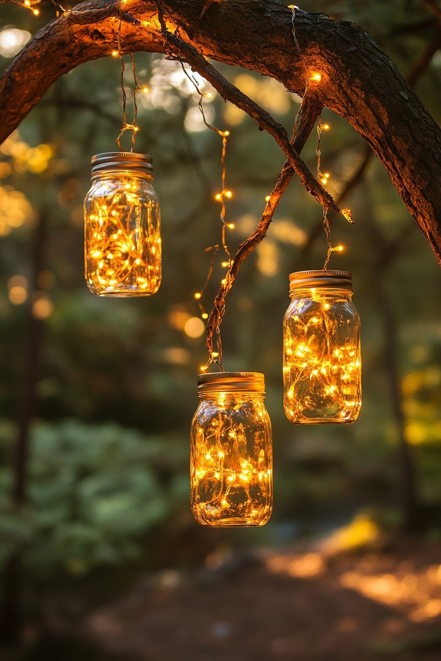 Craft Magical Pathway Decor With Mason Jar Lights