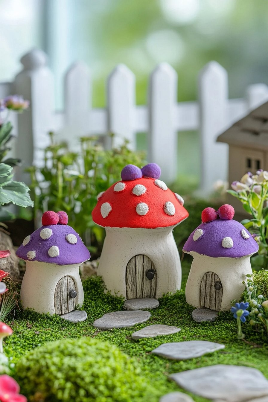 Craft a Whimsical Mushroom Fairy Village