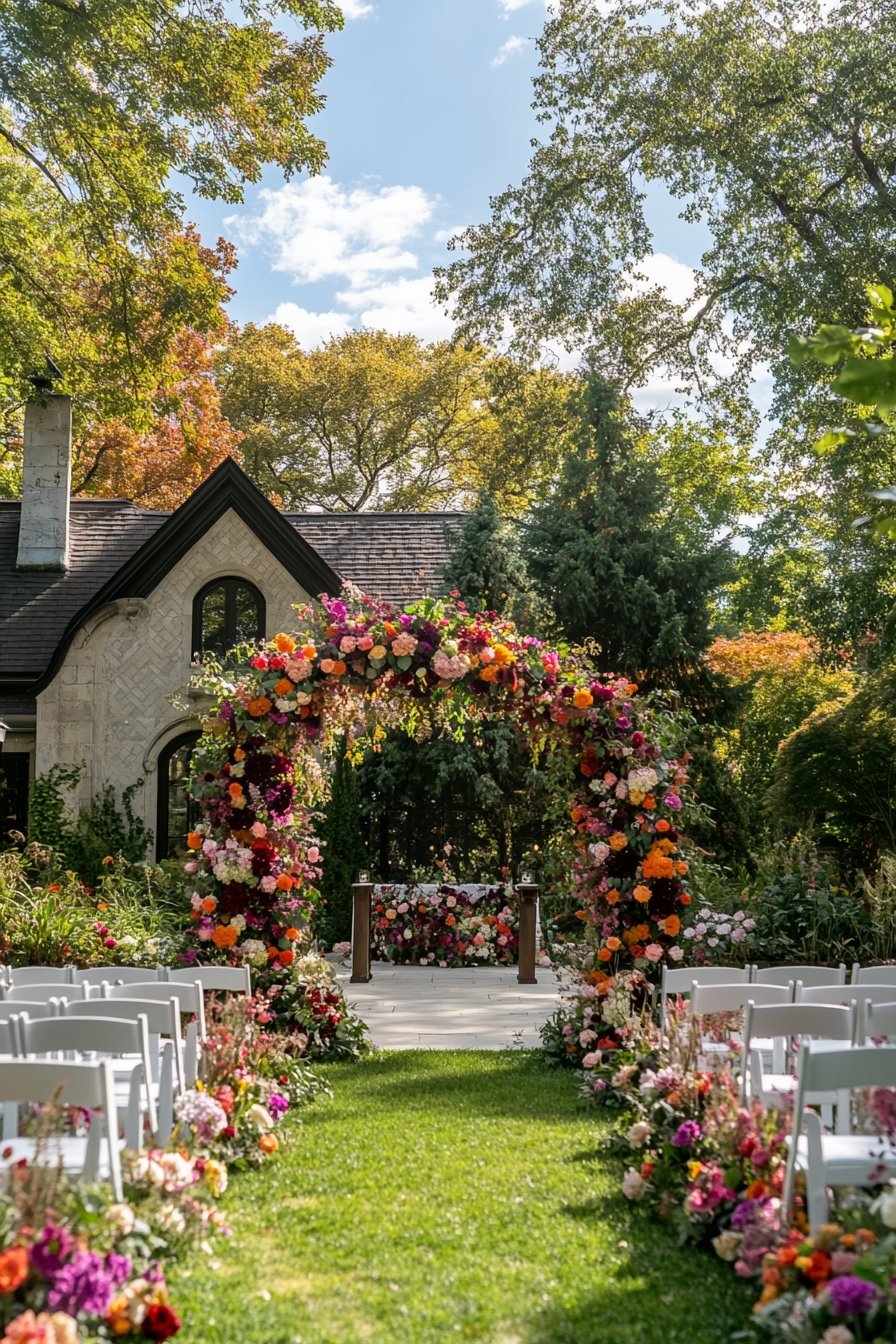 Create a Fairytale Wedding with a Floral Archway