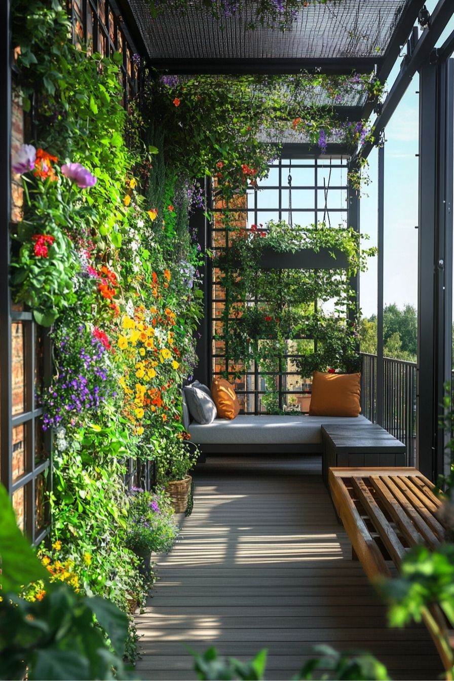 Create a Vibrant Privacy Screen With Vertical Gardens