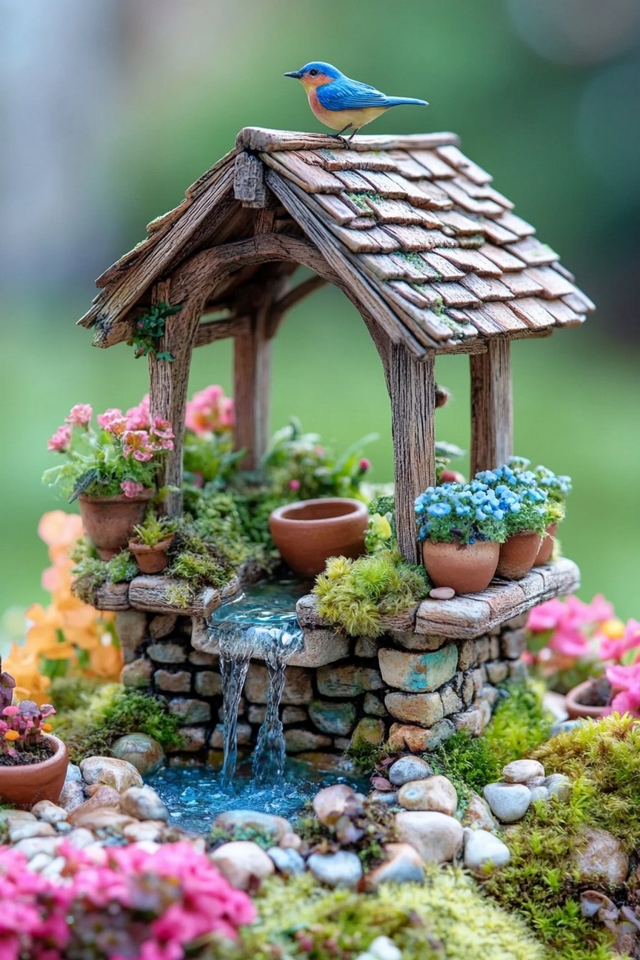 Design a Charming Fairy Garden Wishing Well