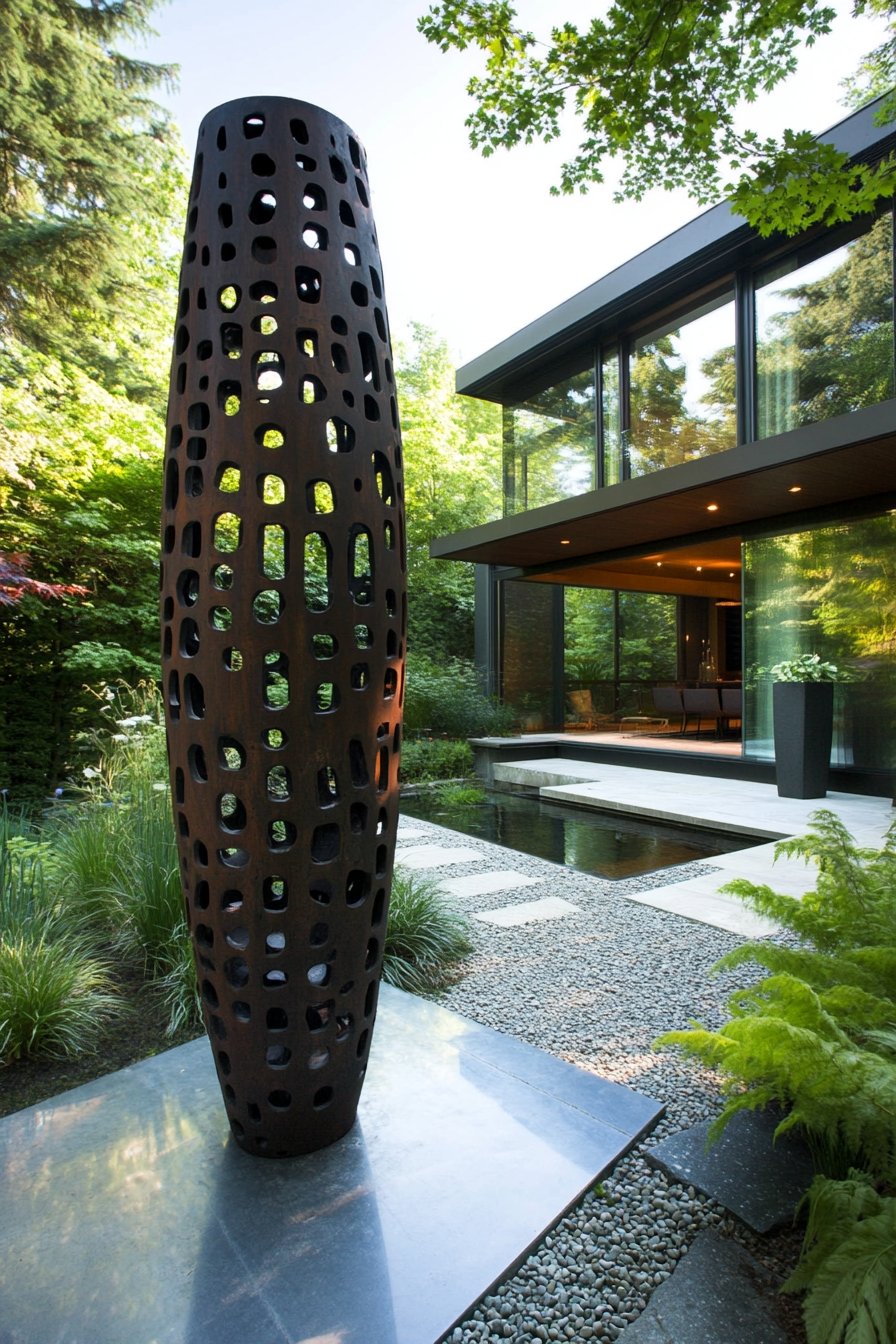 Design a Contemporary Sculpture for an Artistic Garden Focal Point