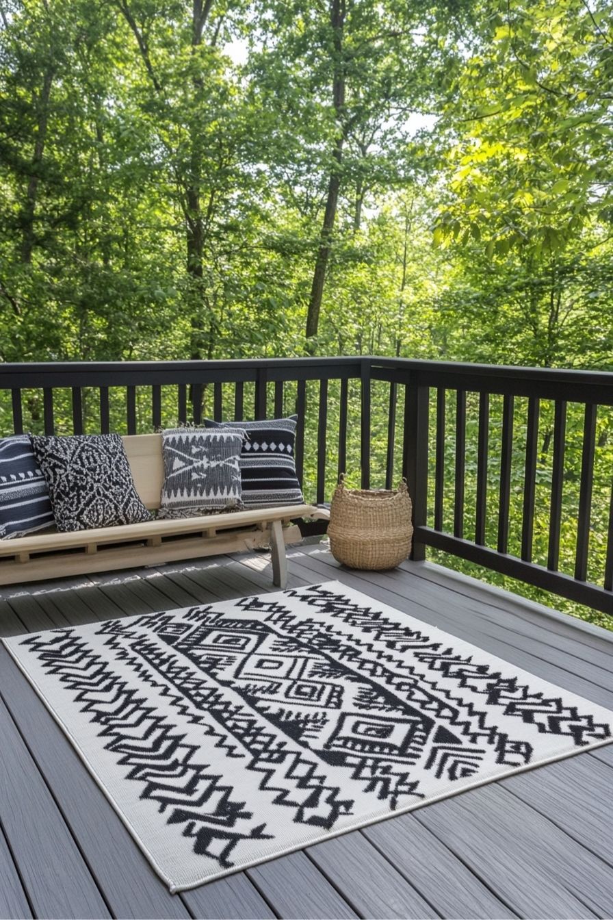 Elevate Your Balcony with a Stylish Outdoor Rug