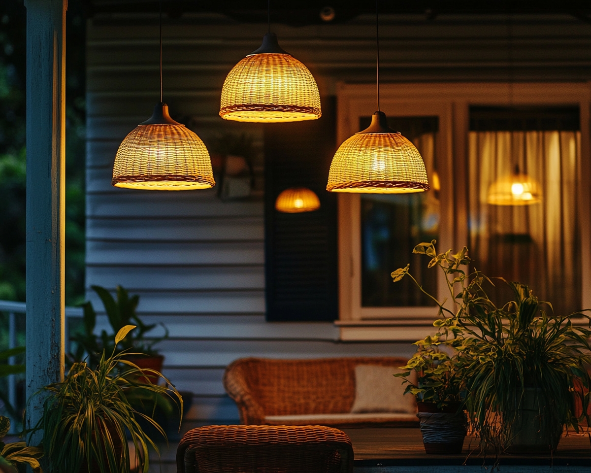 Infuse Warmth with Rustic Rattan Pendant Lights