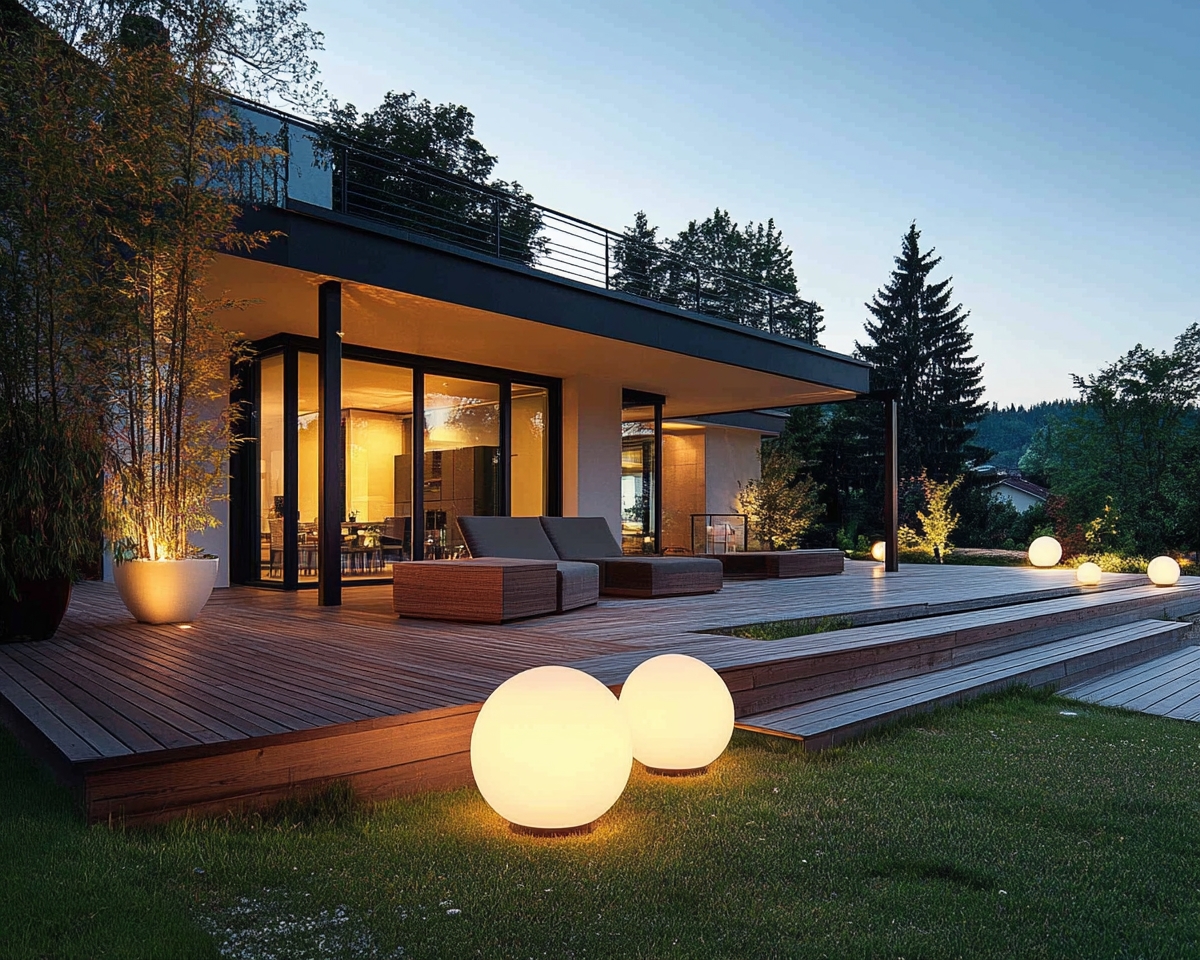 Install a Cozy Outdoor Glow with Modern Spherical Lights