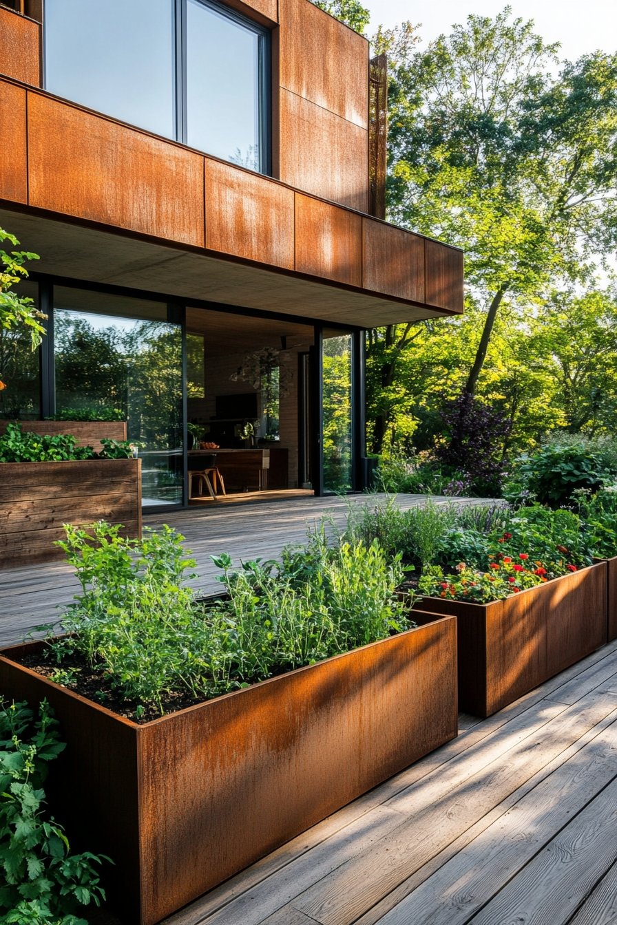 Modern Planters for a Stylish Outdoor Garden