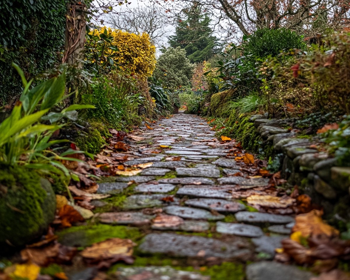 Design a Moss-Covered Stone Pathway for a Natural, Vintage Garden Feel