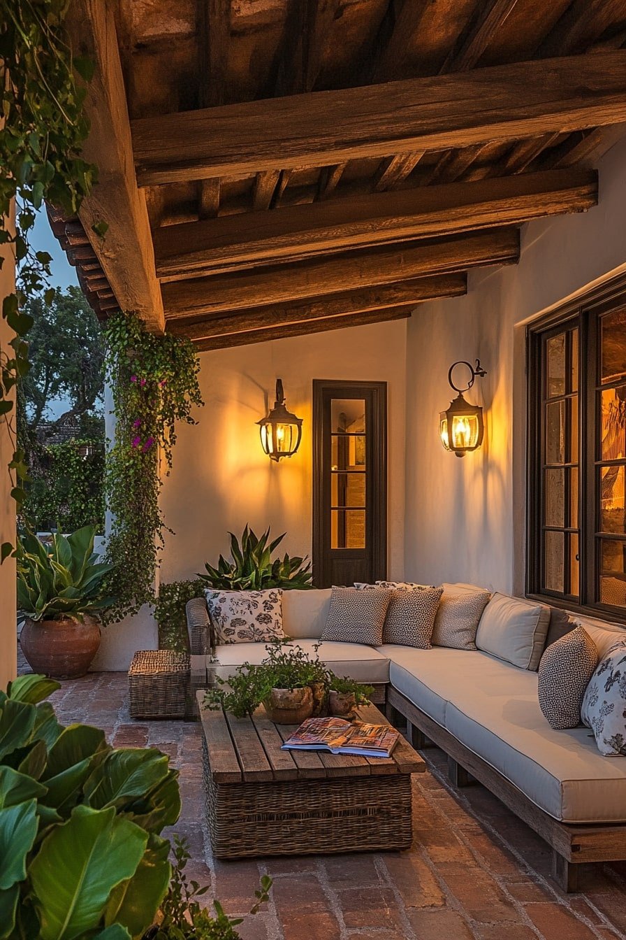 Patio with Rustic Elegance