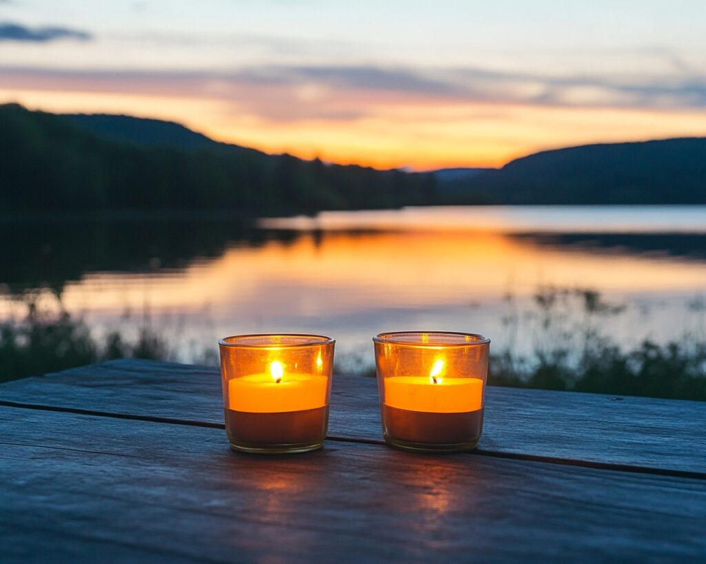 Set the Mood with Candlelit Deck 