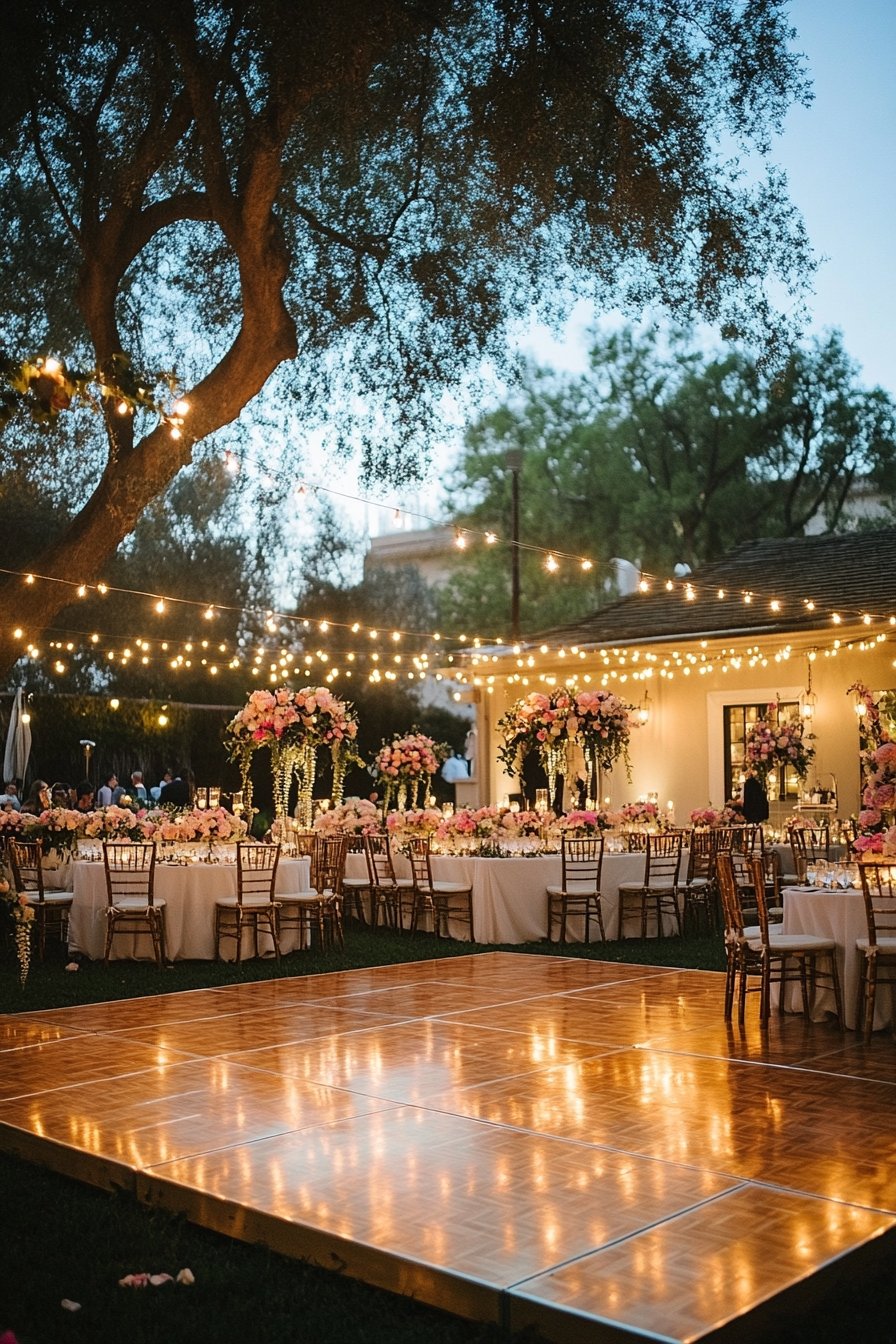 String-Lit Dance Floor