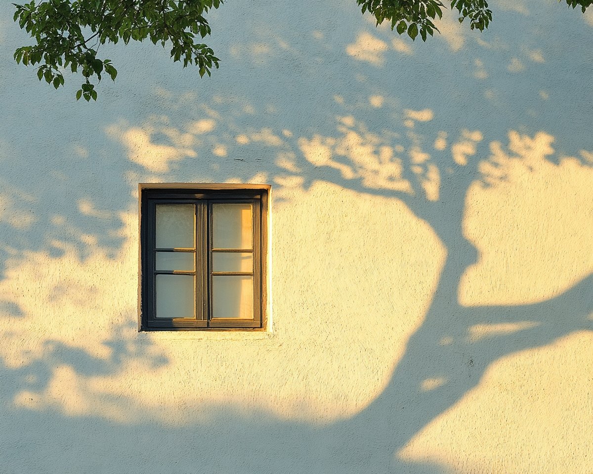 Subtle Tree Shadows for a Minimalistic Outdoor Look