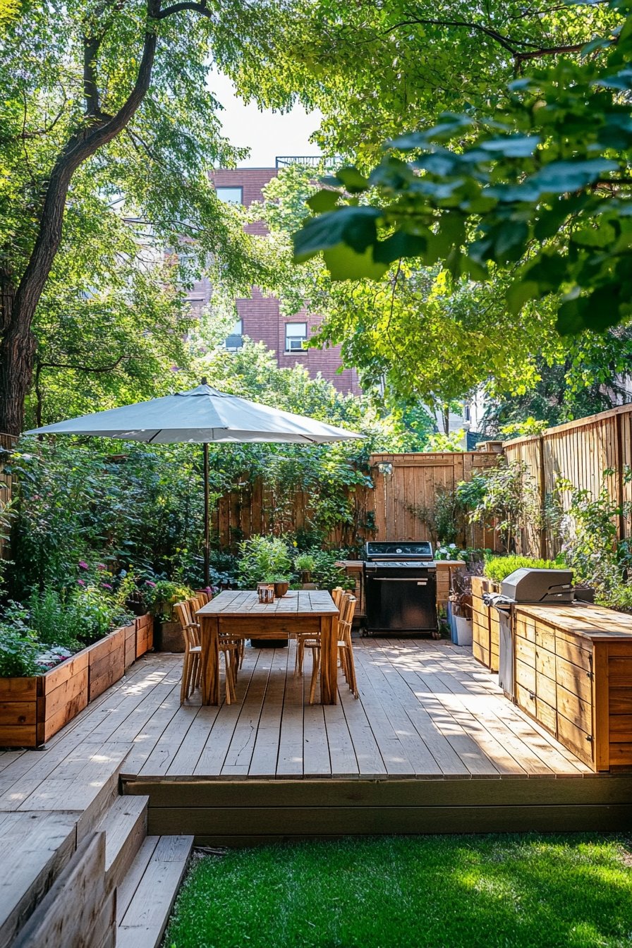 Transform Your Backyard with a Stylish Wooden Deck