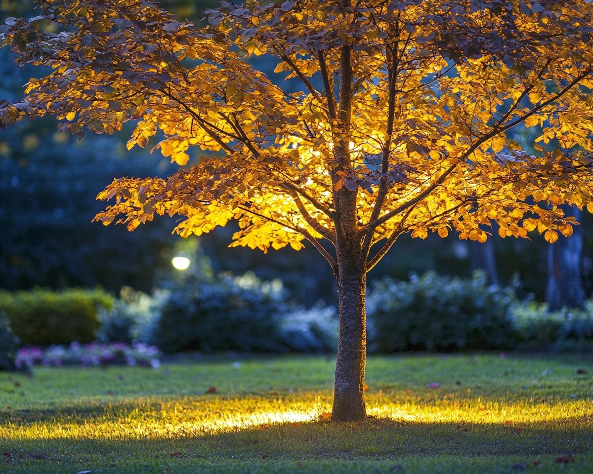 Uplighting for a Radiant Tree Effect