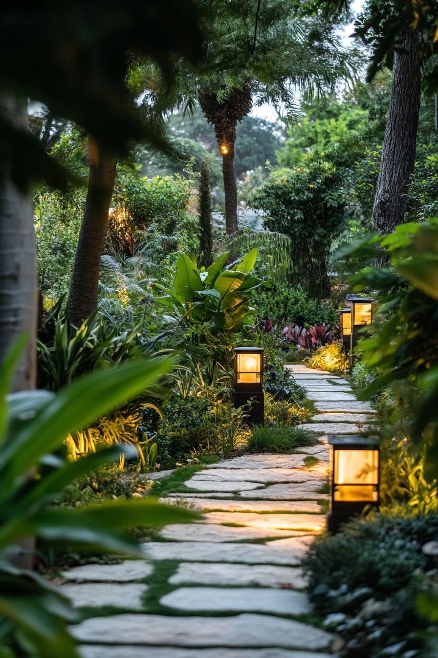 Use Solar Lanterns to Illuminate Your Pathway with Modern Garden Light