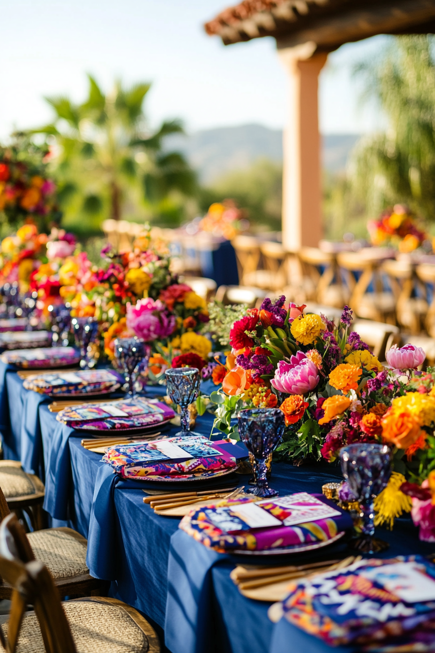 Vibrant Fiesta-Themed Table Setting