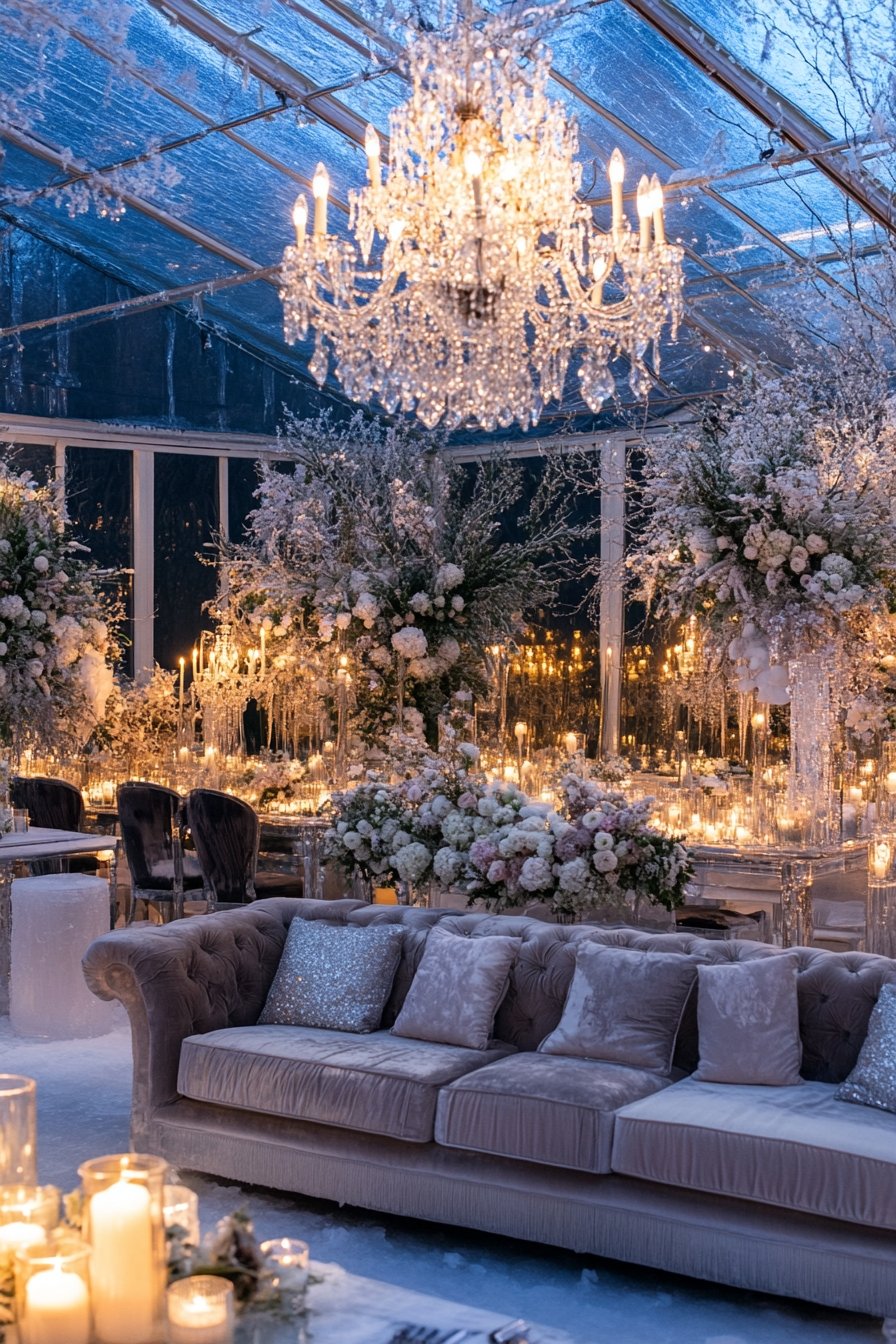 Winter Elegance with a Frosted Wonderland Venue