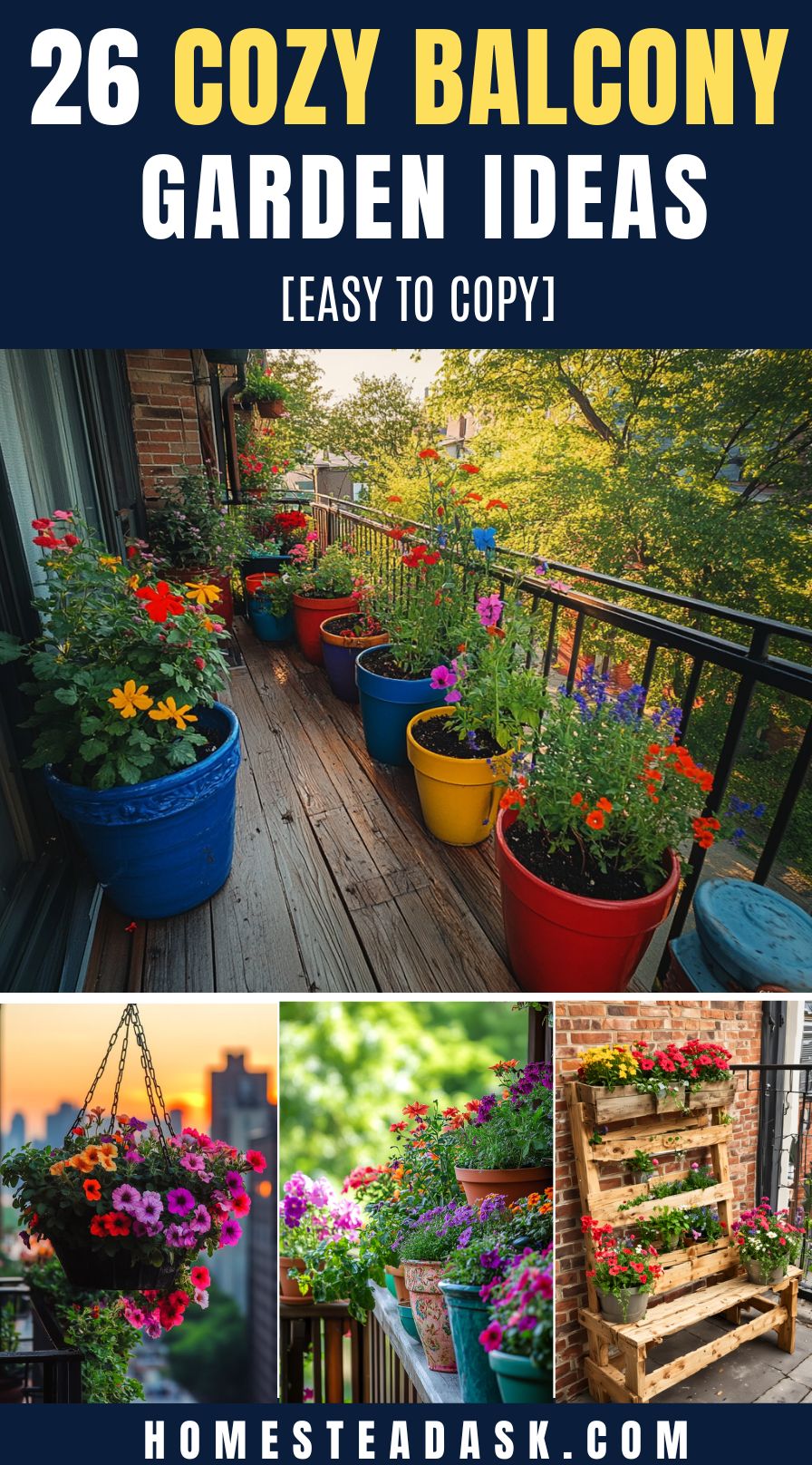 26 Balcony Garden Ideas to Transform it in 2025