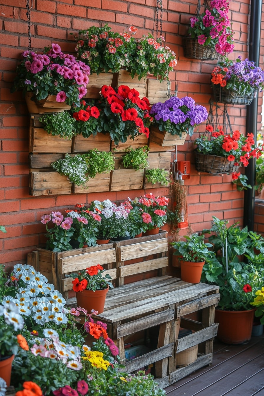 DIY Vertical Flower Garden