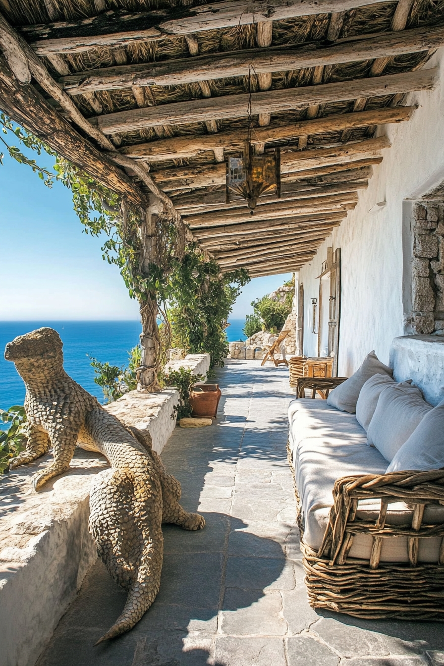 Rustic Coastal Patio