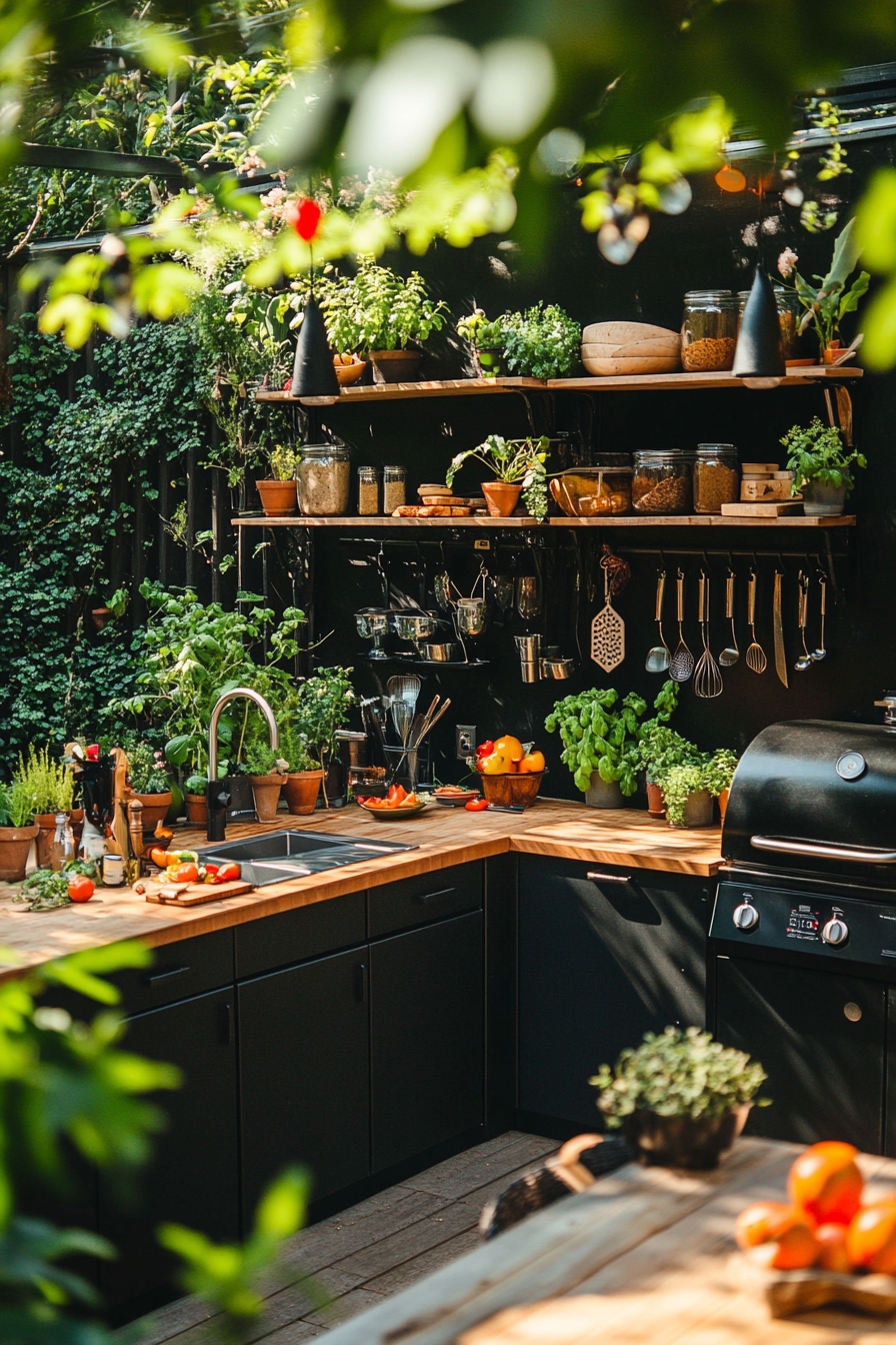 Rustic Outdoor Kitchen