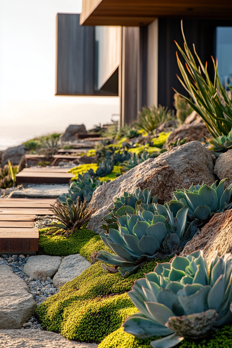 Succulent-Tiered Landscaping)